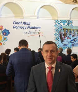 Prezes wspólnoty Miłosierdzia Bożego w Pałacu Prezydenta